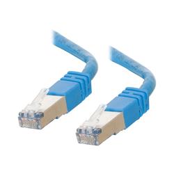 Photos - Ethernet Cable C2G 1m Shielded Cat5E Moulded Patch Cable - Blue 
