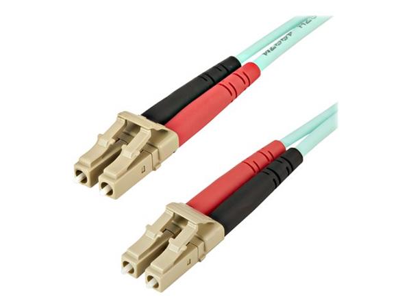 StarTech.com 1m Aqua OM4 LC Fiber Cable (450FBLCLC1) | EE Store
