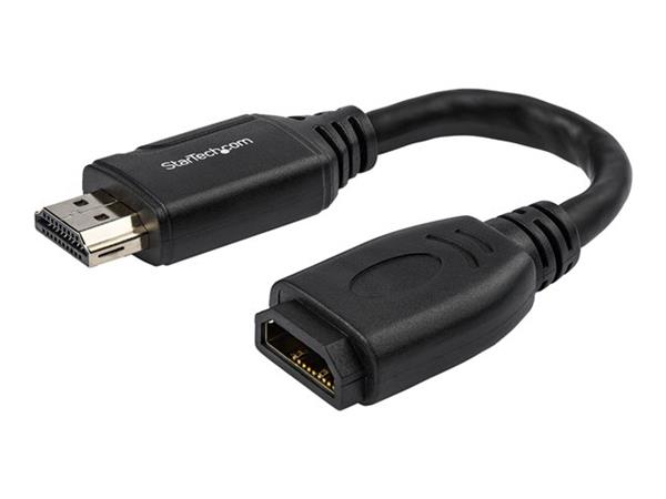 StarTech.com 6in High Speed HDMI 2.0 Port Saver Cable with 4K 60Hz - Grip  (HD2MF6INL)
