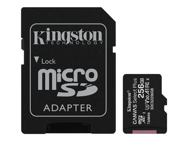 Kingston 256GB Canvas Select Plus microSD