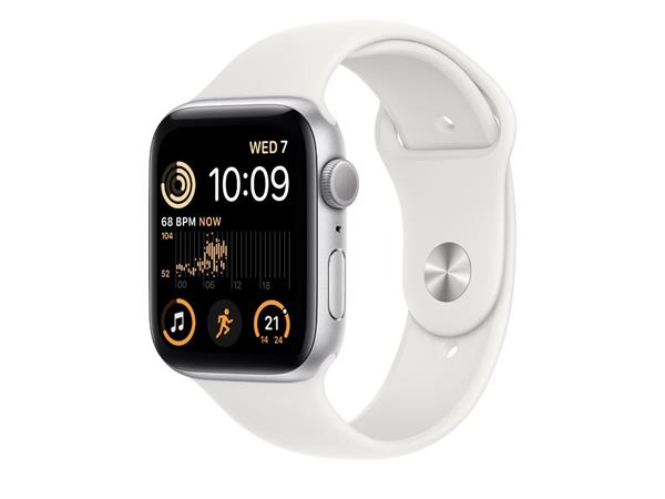 Apple Watch Series 8 GPS + Cellular 41mm Silver Aluminium Case with White  Sport Band - Regular