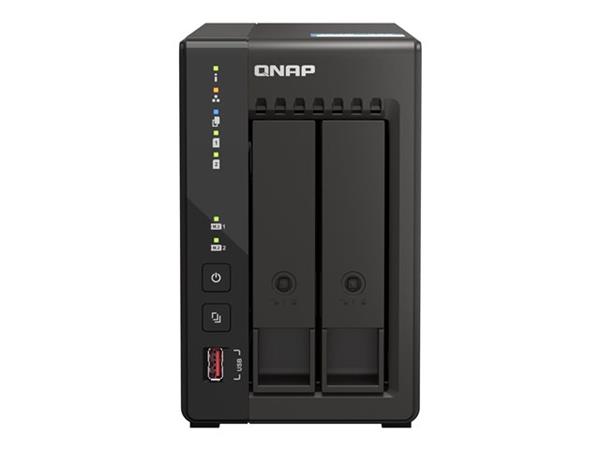 QNAP TS-253E-8G 2-bay desktop NAS; Intel Celeron J6412 4C 2.0GHz;