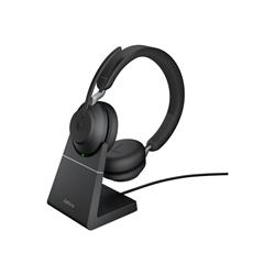 Photos - Headphones Jabra Evolve2 65 USB-A UC Stereo Headset with Desk Stand - Black 