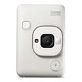 Fujifilm Instax Mini LiPlay Hybrid Instant Camera - Misty White